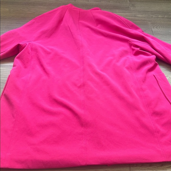 Bailey | Oversized Fuchsia Pink Dolman Sleeve One Button Easy Blazer Size Large - Picture 12 of 13